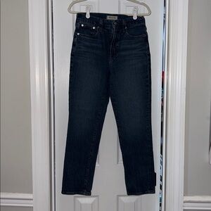 Madewell Classic Straight Leg Denim Jeans